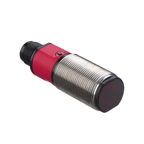 The Throughbeam photoelectric sensor transmitter from . Operating range limit: 0 ... 15 m; Light source: LED, Red; Supply voltage: 10 ... 30 V, DC; Connection: Connector, M12, Plastic, 4 -pin; Housi