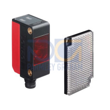 Polarized retro-reflective photoelectric sensor set Special design: Article set; Operating range limit: 0.02 ... 4.2 m; Light source: LED, Red; Supply voltage: 10 ... 30 V, DC; Digital switching outp