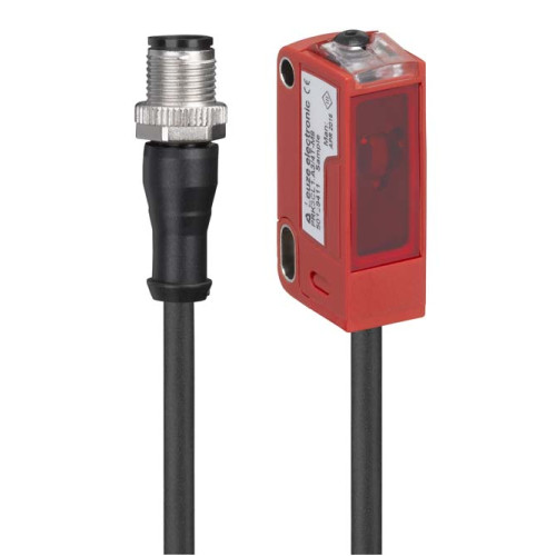 The Polarized retro-reflective photoelectric sensor from . Application: Detection of highly transparent bottles; Operating range limit: 0 ... 3,6 m; Light source: LED, Red; Supply voltage: 10 ... 30