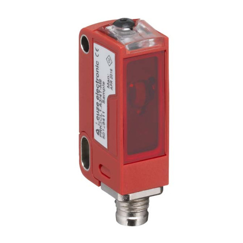 The Polarized retro-reflective photoelectric sensor from . Application: Detection of highly transparent bottles; Operating range limit: 0 ... 3,6 m; Light source: LED, Red; Supply voltage: 10 ... 30