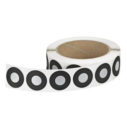 The Reflective tape from . Design: Round; Reflection surface diameter: 15 mm; Fastening: Self-adhesive;