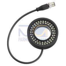 The Illumination from . Suitable for: DCR 200i series stationary 2D-code readers; Light source: LED, Red; Supply voltage: 18 ... 30 V, DC; Connection: Connector, M12, 4 -pin; Design: ring; Outer dia