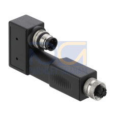 Application: Permanent installation on the Ethernet port of the RSL400 connection unit, for simple connection of an Ethernet cable to the front of the device.; Suitable for: RSL 400 safety laser sca