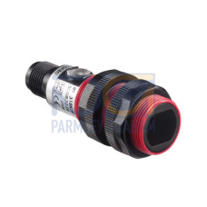 The Diffuse sensor with background suppression from . Operating range limit, white 90%: 0,001 ... 0,14 m; Light source: LED, Red; Switching frequency: 1.000 Hz; Supply voltage: 10 ... 30 V, DC; Digi