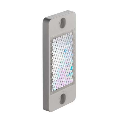 Reflector Design: Rectangular; Reflective surface: 27 mm x 44 mm; Triple reflector size: 3 mm; Material: Plastic; Base material: Plastic; Chemical designation of the material: PMMA8N; Fastening: Thro