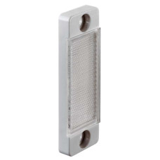 The Reflector from .  Design: Rectangular; Reflective surface: 18.5 mm x 28.5 mm; Triple reflector size: 1 mm; Material: Plastic; Base material: Plastic; Chemical designation of the material: PMMA;