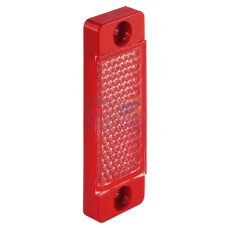 The Reflector from . Design: Rectangular; Reflective surface: 16 mm x 38 mm; Triple reflector size: 2,3 mm; Material: Plastic; Base material: Plastic; Chemical designation of the material: PES; Fast