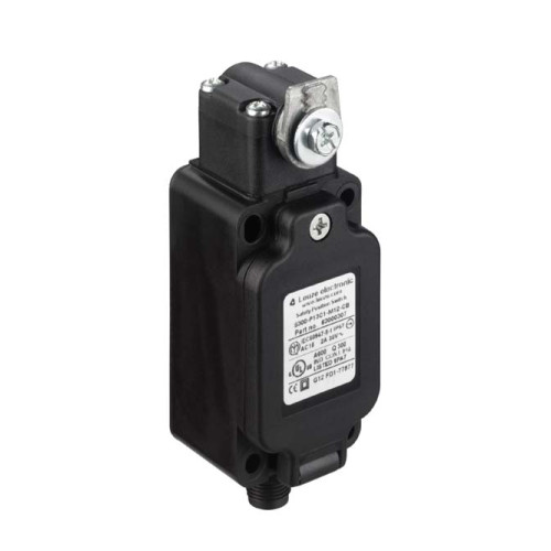 The Safety position switch from . Contact allocation: 2NC + 1NO, Slow-action contact; Connection: Connector, M12, Plastic, 8 -pin; Dimensions: 40 mm x 39 mm x 97 mm; Housing material: Plastic, Glass