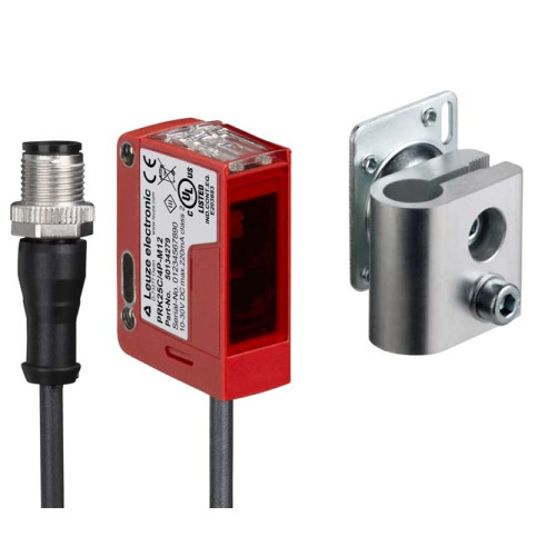 Polarized retro-reflective photoelectric sensor set Application: Detection of stretch-wrapped objects; Special design: Warning output, Article set; Operating range limit: 0.05 ... 10 m; Light source: