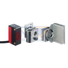 The Polarized retro-reflective photoelectric sensor set from . Operating range limit: 0,02 ... 2,4 m; Light source: LED, Red; Switching frequency: 500 Hz; Supply voltage: 10 ... 30 V, DC; Digital sw