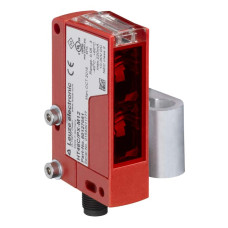 The Throughbeam photoelectric sensor transmitter set from . Operating range limit: 0 ... 150 m; Light source: LED, Red; Supply voltage: 10 ... 30 V, DC; Connection: Connector, M12, Plastic, 4 -pin;