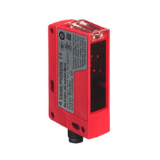 The Single beam safety device receiver from . Type: 2, IEC/EN 61496; Performance Level (PL): c, EN ISO 13849-1:2008; Category: 2, EN ISO 13849:2008; Response time: 2,5 ms; Supply voltage: 24 V, DC,