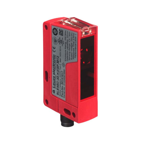 The Single beam safety device receiver from . Type: 2, IEC/EN 61496; Performance Level (PL): c, EN ISO 13849-1:2008; Category: 2, EN ISO 13849:2008; Response time: 2,5 ms; Supply voltage: 24 V, DC,