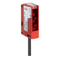 The Throughbeam photoelectric sensor transmitter from . Operating range limit: 0 ... 150 m; Light source: LED, Red; Supply voltage: 10 ... 30 V, DC; Connection: Cable, 2.000 mm, 4 -wire; Housing des