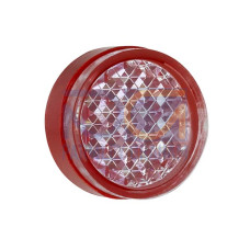 The Reflector from . Design: Round; Triple reflector size: 1,5 mm; Reflection surface diameter: 8,5 mm; Material: Plastic; Base material: Plastic; Chemical designation of the material: PES; Fastenin