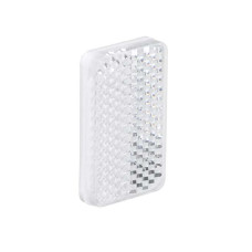 The Reflector from . Design: Rectangular; Reflective surface: 29 mm x 45 mm; Triple reflector size: 4 mm; Material: Plastic; Base material: Plastic; Chemical designation of the material: PMMA8N; Fas