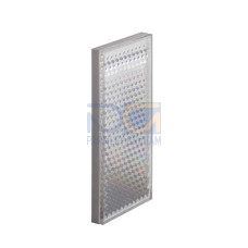 The Reflector from . Design: Rectangular; Reflective surface: 27 mm x 43 mm; Triple reflector size: 4 mm; Material: Plastic; Base material: Plastic; Chemical designation of the material: PMMA8N; Fas