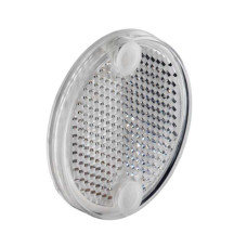 Reflector Design: Round; Triple reflector size: 3 mm; Reflection surface diameter: 55 mm; Material: Plastic; Base material: Plastic; Chemical designation of the material: PMMA8N; Fastening: Through-h