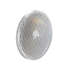 Reflector Design: Round; Triple reflector size: 4 mm; Reflection surface diameter: 79 mm; Material: Plastic; Base material: Plastic; Chemical designation of the material: PMMA8N; Fastening: Through-h