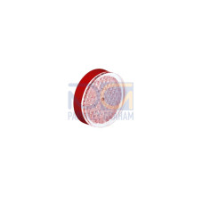 The Reflector from . Design: Round; Triple reflector size: 2,3 mm; Reflection surface diameter: 17 mm; Material: Plastic; Base material: Plastic; Chemical designation of the material: PES; Fastening