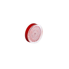 The Reflector from . Design: Round; Triple reflector size: 2,3 mm; Reflection surface diameter: 17 mm; Material: Plastic; Base material: Plastic; Chemical designation of the material: PES; Fastening