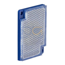 The Reflector from . Design: Rectangular; Reflective surface: 37 mm x 56 mm; Triple reflector size: 4 mm; Material: Plastic; Base material: Plastic; Chemical designation of the material: PET; Faste