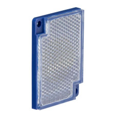 The Reflector from .  Design: Rectangular; Reflective surface: 37 mm x 56 mm; Triple reflector size: 4 mm; Material: Plastic; Base material: Plastic; Chemical designation of the material: PET; Faste