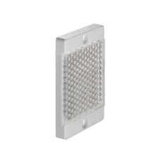 Reflector Design: Rectangular; Reflective surface: 47 mm x 48 mm; Triple reflector size: 4 mm; Material: Plastic; Base material: Plastic; Chemical designation of the material: PMMA8N; Fastening: Thro