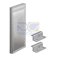 The Reflector from . Design: Rectangular; Reflective surface: 46 mm x 96 mm; Triple reflector size: 4 mm; Material: Plastic; Base material: Plastic; Chemical designation of the material: PMMA8N; Fas
