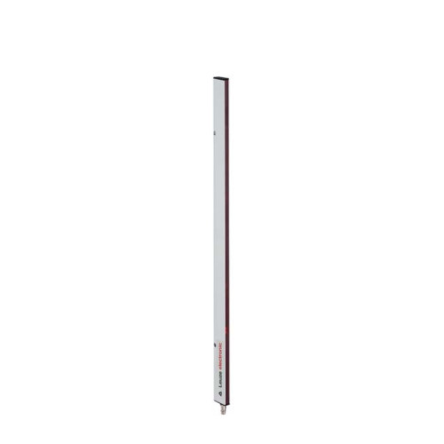The Light curtain transmitter from . Operating range: 0,3 ... 5 m; Measurement field length: 375 mm; Beam spacing: 25 mm; Supply voltage: DC; Connection: Connector, M8, 4 -pin; Dimensions: 12 mm x 4