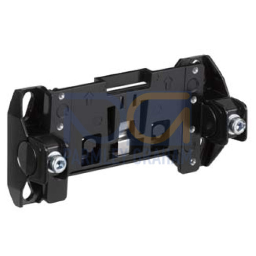 Mounting system Suitable for: RSL 400 safety laser scanner; Dimensions: 54.5 mm x 90 mm x 192 mm; Color: Black; Type of fastening, at system: Through-hole mounting; Type of fastening, at device: Scre