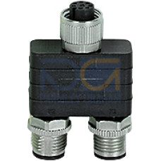 Y-junction for PSENmlock for evaluation of the OSSD signals on the PDP67, M12