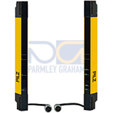 Safety light curtain, type 4 ,PL e, finger protection (resolution 14 mm) Protected field height 450 mm, supply voltage 24 V, without dead zone Connector: M12, sender: 5-pole, receiver 5-pole Connectio
