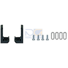 Bracket kit for light curtain PSENopt slim in L shape, fixing at profile