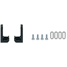 Bracket kit for light curtain PSENopt slim in L shape, fixing at profile