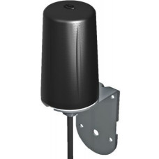 Compact, omnidirectional higher-gain, wall-mounted, 2dB to 4dB gain, 5m (low-loss) cable with SMA male connector (4G only)