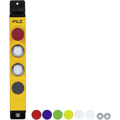 PITgatebox (pushbutton unit) pre-assembled housing with control elements and E-STOP