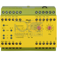 Safety relay (standalone) inputs: 1/2-channel wiring with/without detection of shorts across contacts
