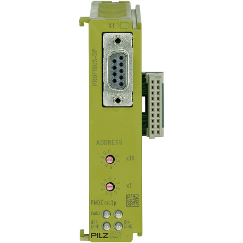Configurable safety system PNOZmulti expansion module Communication module PROFIBUS.