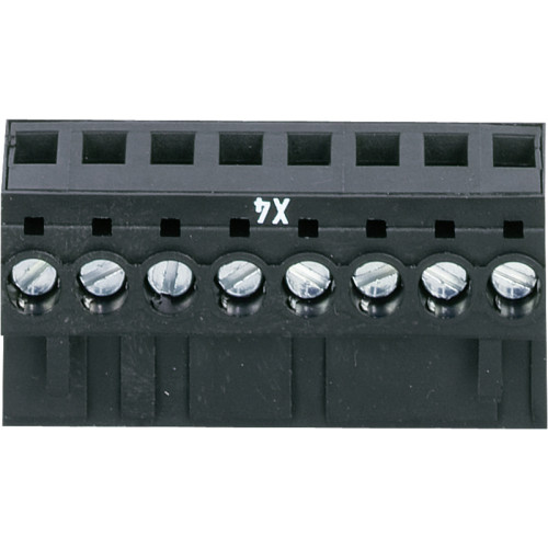 Set of plug-in replacement terminals 8-pin of screw type, PU = 1 piece each X1, X2, X3, X4.