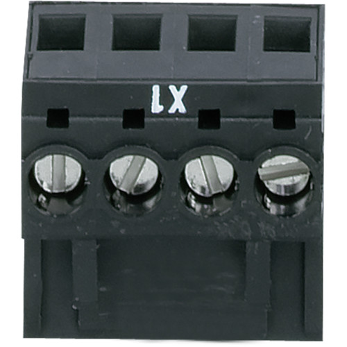 Set of plug-in replacement terminals 4-pin of screw type, PU = 1 piece each X1, X2, X3, X4.