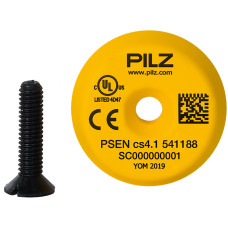 RFiD actuator for safety switch PSEN cs3.1a, cs3.1b, cs3.1p, cs3.1n cs3.1 M12, cs4.2a, cs4.2b, cs4.2p, cs4.2n, cs4.2 M12, IP67, with screw option, operating distance 10 mm, PU = 1 piece actuator.