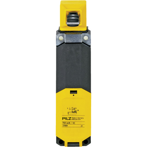 Mechanical safety switch with standard actuator Interlock principle magnetic force Contacts 2 N/O, 2 N/C Supply voltage 24 V AC/DC.