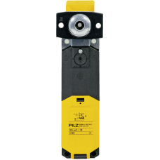 Mechanical safety switch with radius actuator Interlock principle spring force Contacts 2 N/O, 2 N/C Supply voltage 24 V AC/DC.