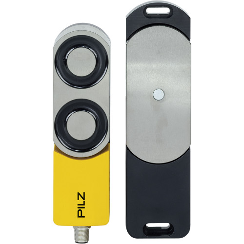 Magnetic safety gate system for applications up to SIL3/PL e/Cat4. Magnetic holding force 1000N (process protection). Coding:unique , fully coded, 8-pin M12 connector, 4 LEDs, IP67, package contents =