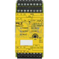 Safety relay (standalone) inputs: 1/2-channel wiring outputs: 2 N/O 1 N/C 2 SC UB 24 - 240 V AC/DC