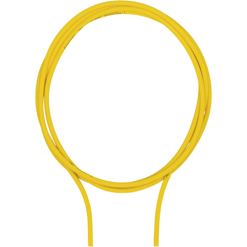 By the metre, Cat5e (100mBit/s), PUR, yellow RAL1003, 2x2x0.35, colour single wires: White, yellow, blue, orange