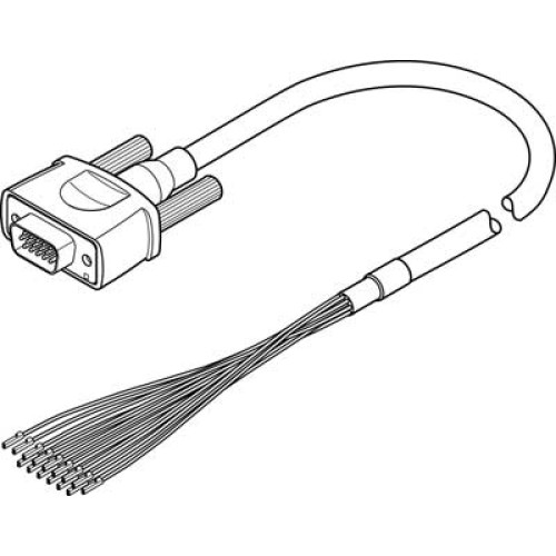 NEBC-S1H15-E-2.5-N-LE15 control cable
