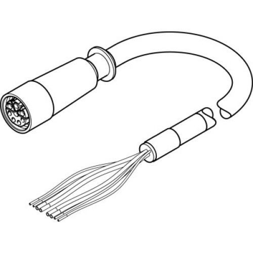 NEBM-M23G8-E-25-Q9N-LE8 motor cable