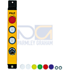 PITgatebox (pushbutton unit) pre-assembled housing with control elements and E-STOP